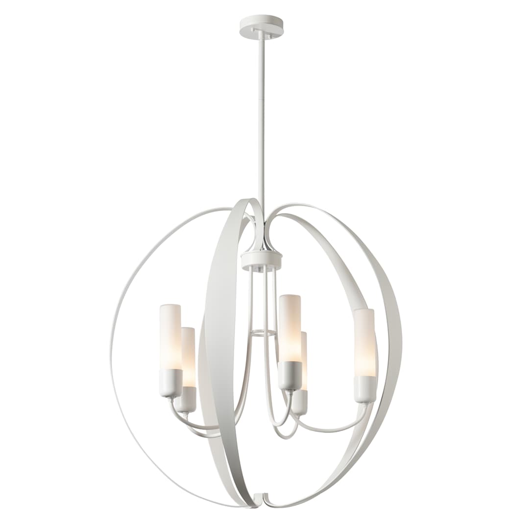 Pomme 5 Light 30" Wide Outdoor Pillar Candle Pendant