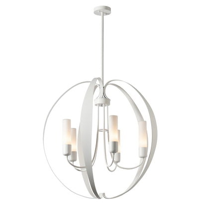 Pomme 5 Light 30" Wide Outdoor Pillar Candle Pendant