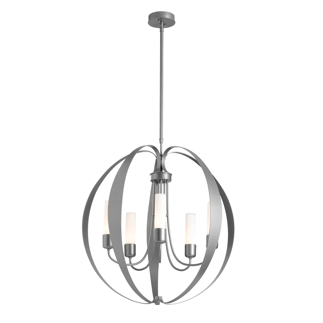 Pomme 5 Light 30" Wide Outdoor Pillar Candle Pendant
