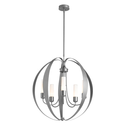 Pomme 5 Light 30" Wide Outdoor Pillar Candle Pendant