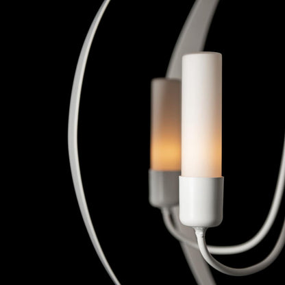 Pomme 5 Light 30" Wide Outdoor Pillar Candle Pendant