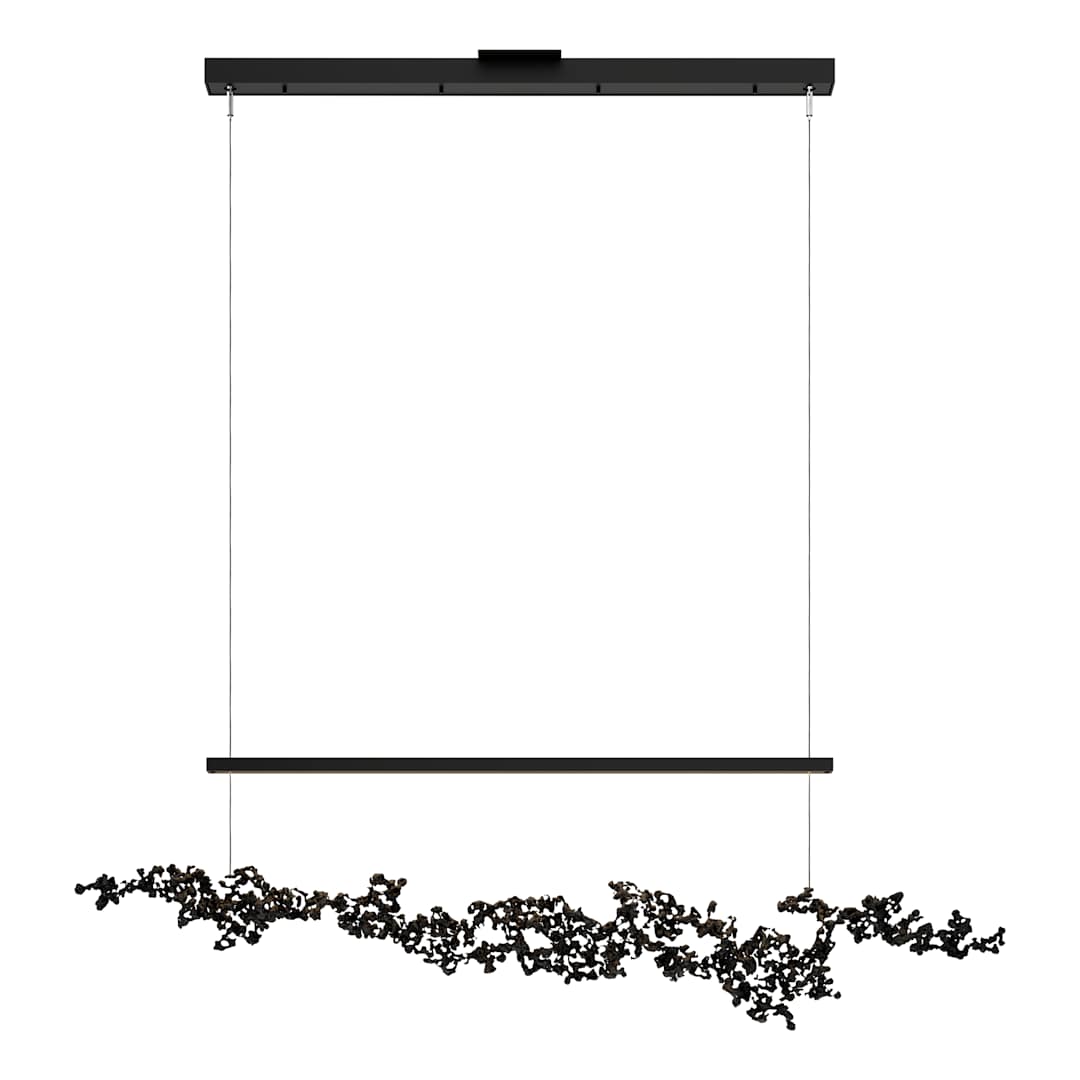Coral 56" Wide Abstract Linear Pendant