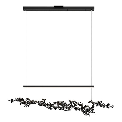 Coral 56" Wide Abstract Linear Pendant