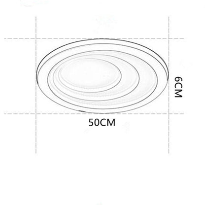 4 Graduated Circles LED Nordic Ceiling Lights Flush Mount Lighting