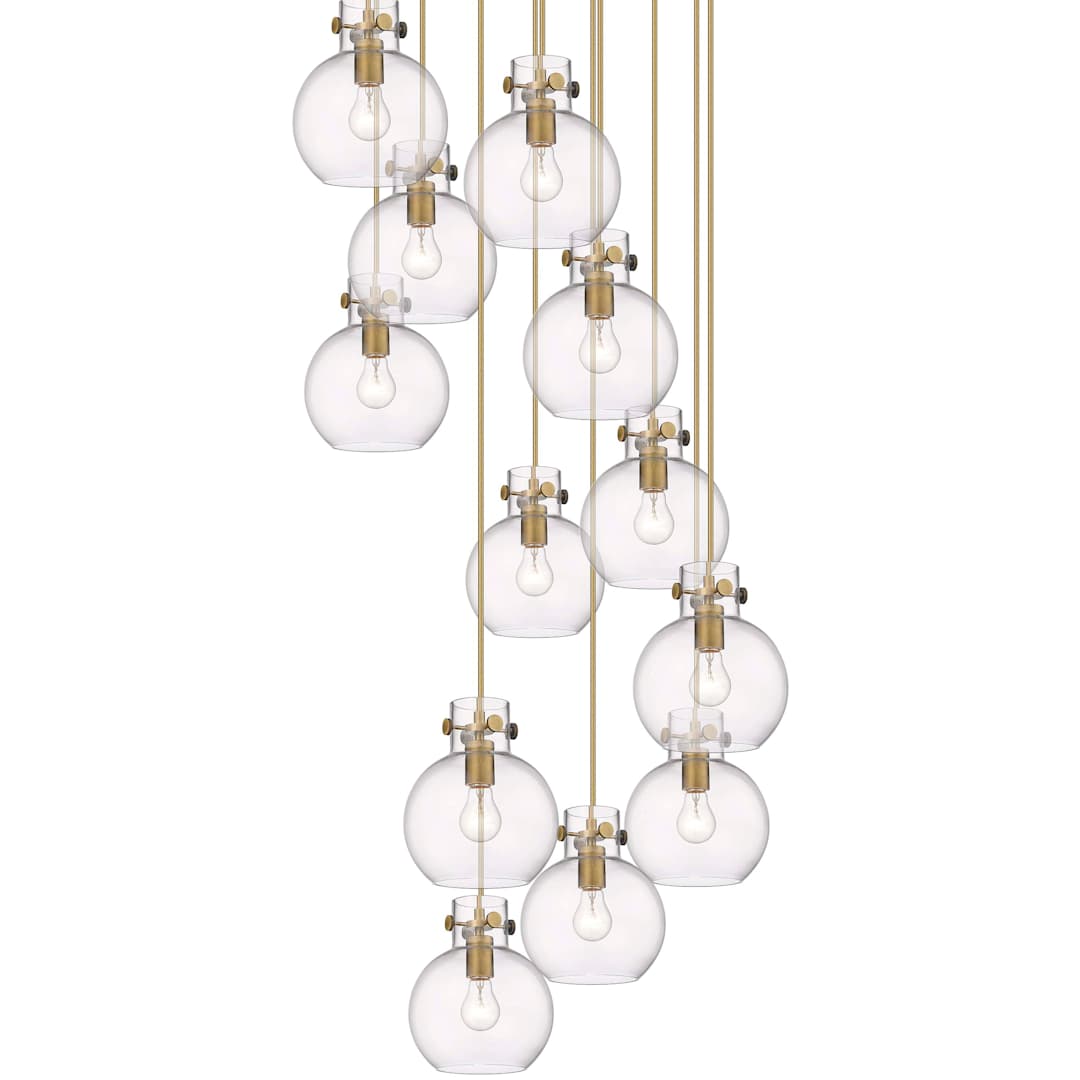 Newton Sphere 12 Light 28" Wide Multi Light Pendant