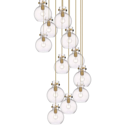 Newton Sphere 12 Light 28" Wide Multi Light Pendant