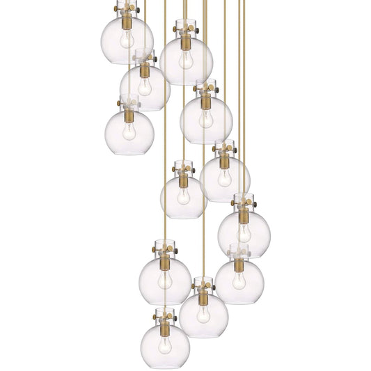 Newton Sphere 12 Light 28" Wide Multi Light Pendant