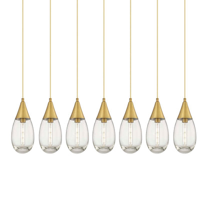 Malone 7 Light 50" Wide Linear Pendant