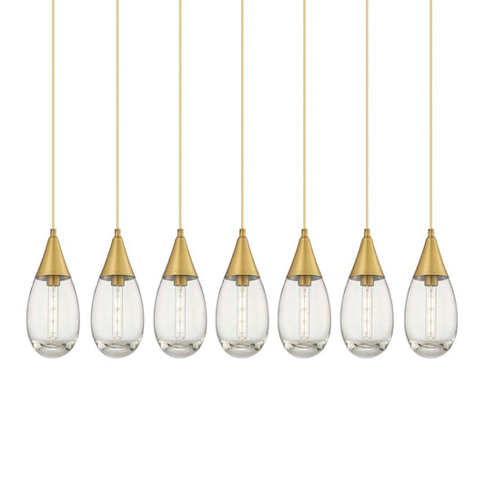 Malone 7 Light 50" Wide Linear Pendant