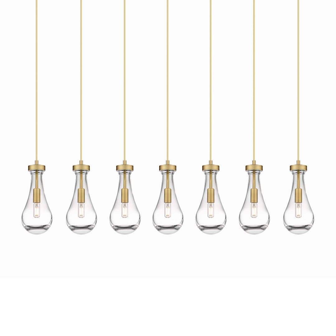 Owego 7 Light 49" Wide Linear Pendant