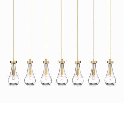 Owego 7 Light 49" Wide Linear Pendant