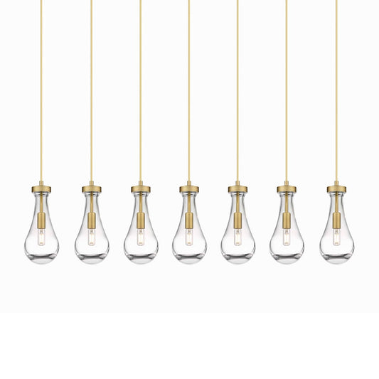 Owego 7 Light 49" Wide Linear Pendant
