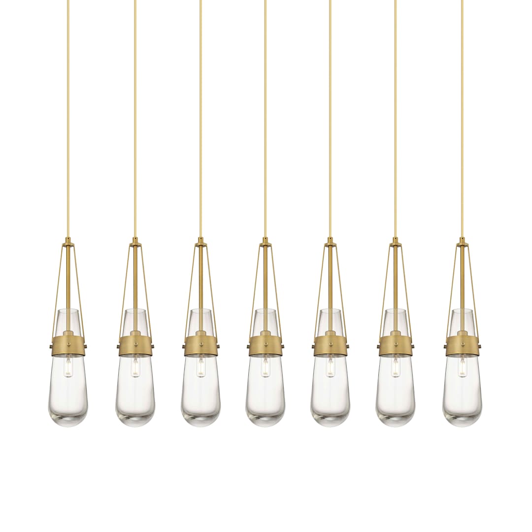 Milan 7 Light 49" Wide Linear Pendant