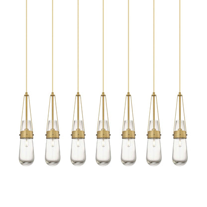 Milan 7 Light 49" Wide Linear Pendant