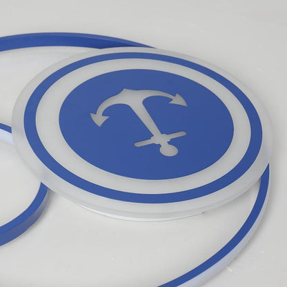 Novelty Circular Dimmable LED Modern Flush Mount Lighting Ceiling Lights