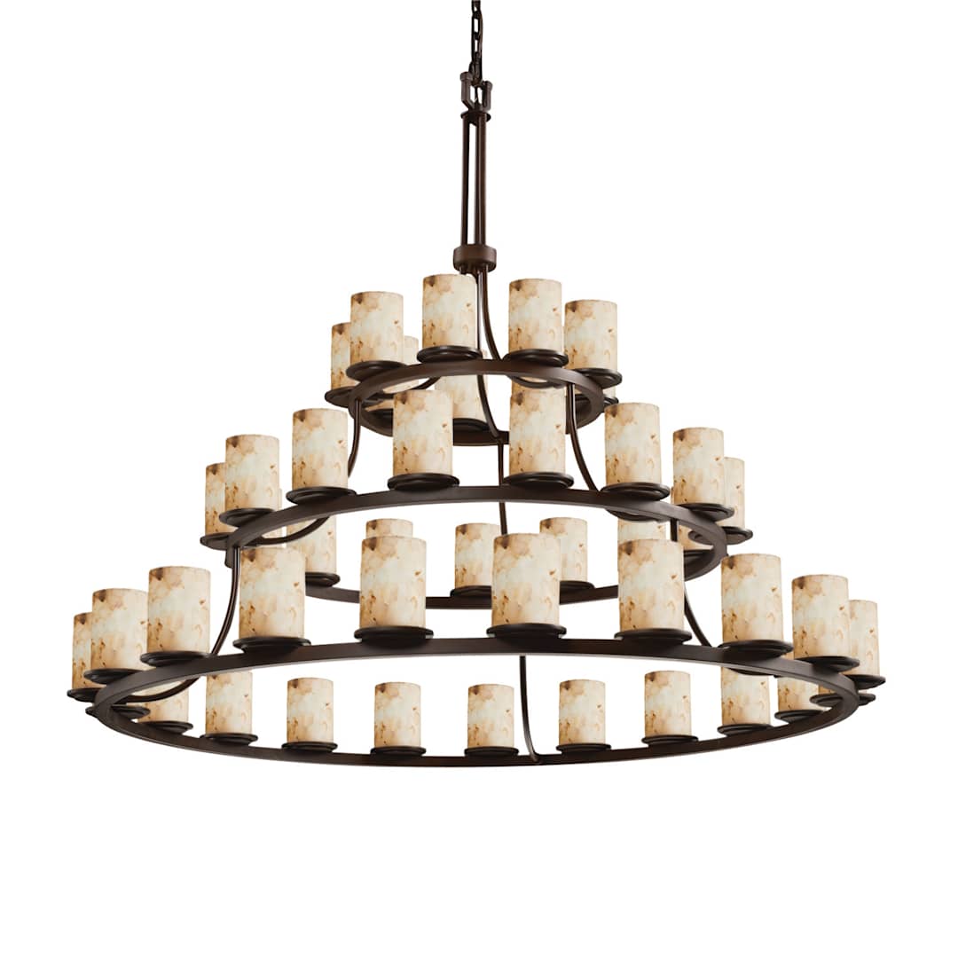 Chandelier from the Alabaster Rocks! Collection