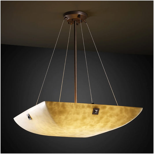 Clouds 8 Light 48" Wide Pendant with Clouds Resin Shade