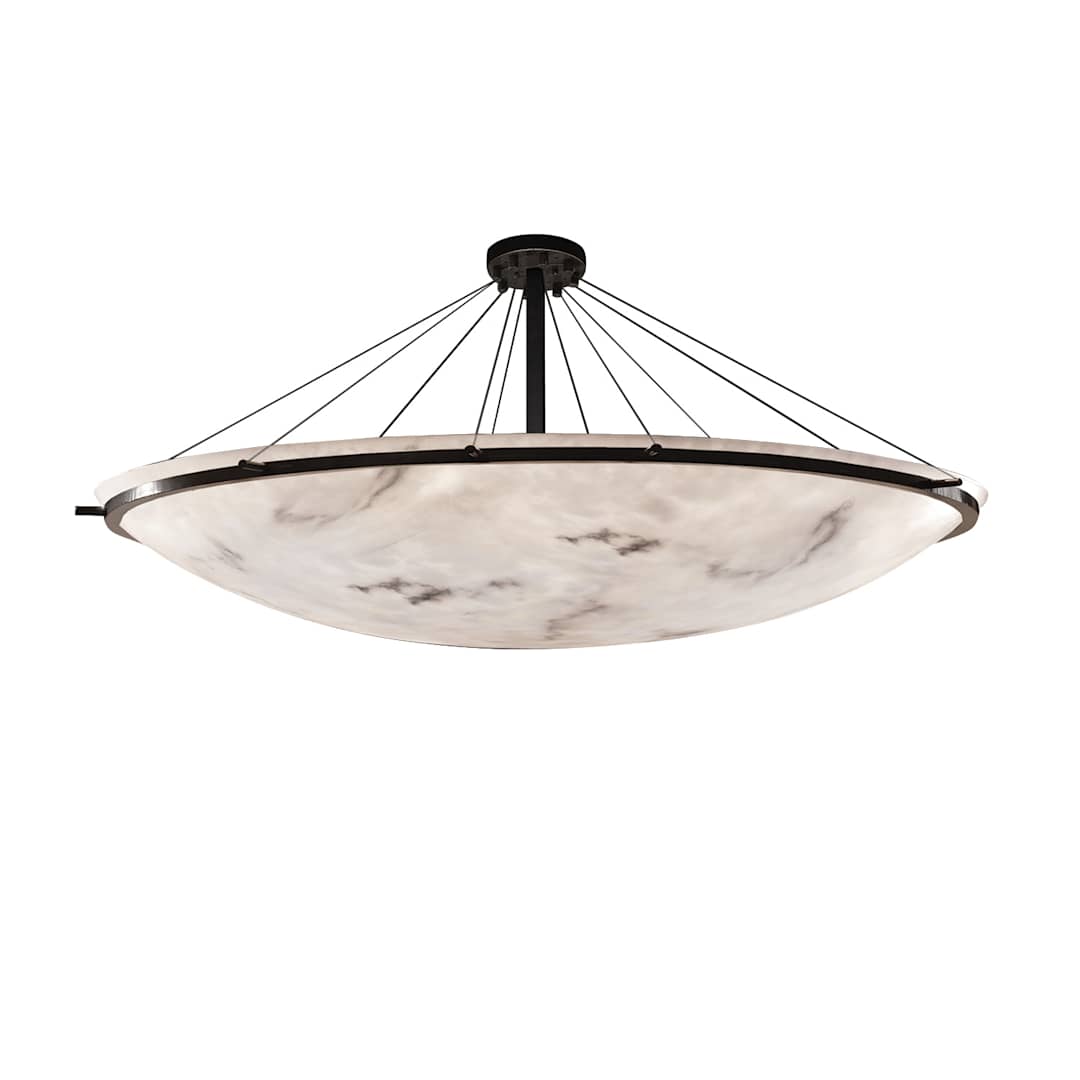 Lumenaria 75" Wide Ring 16 Light Single Tier Bowl Shaped Chandelier