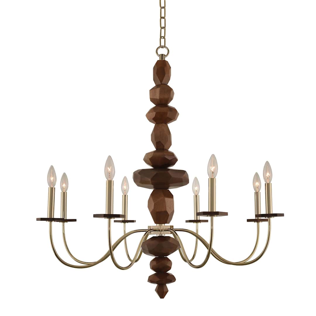 Lassen 8 Light 34" Wide Chandelier
