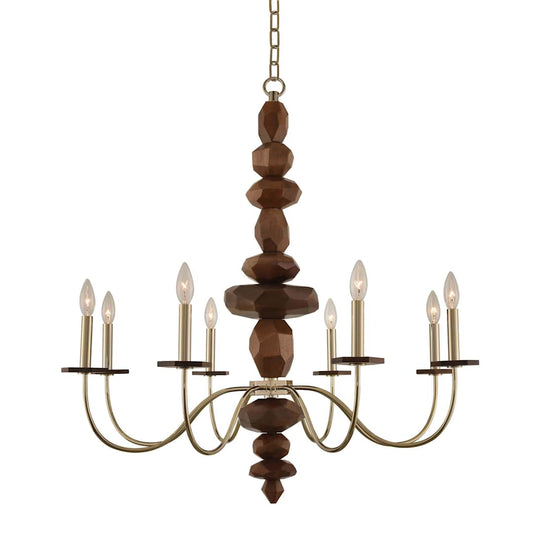Lassen 8 Light 34" Wide Chandelier