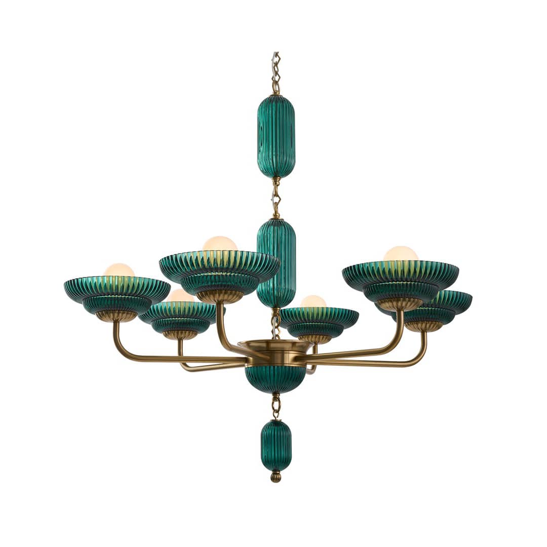Verde 6 Light 40" Wide Chandelier
