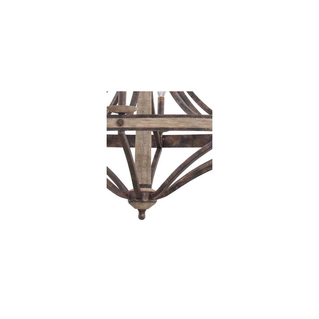 Coronado 8 Light Single Tier Linear Chandelier