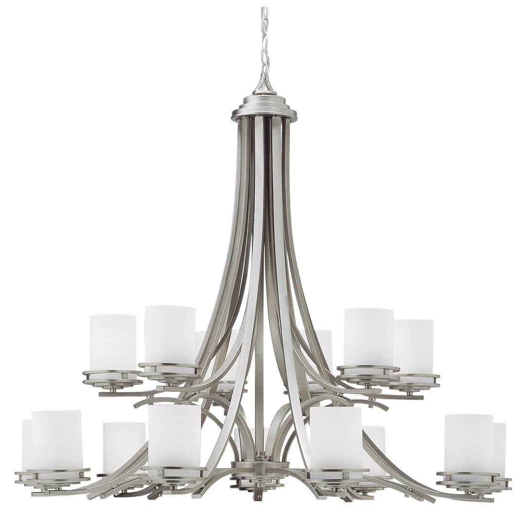 Hendrik 15 Light 43" Wide 2-Tier Chandelier