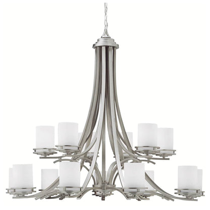 Hendrik 15 Light 43" Wide 2-Tier Chandelier