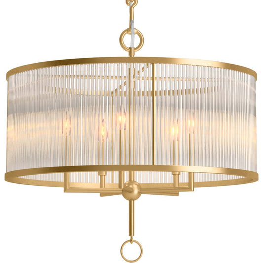 Terret 5 Light 29" Wide Taper Candle Drum Chandelier