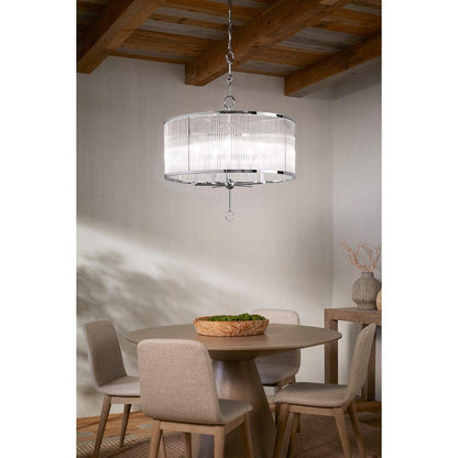 Terret 5 Light 29" Wide Taper Candle Drum Chandelier