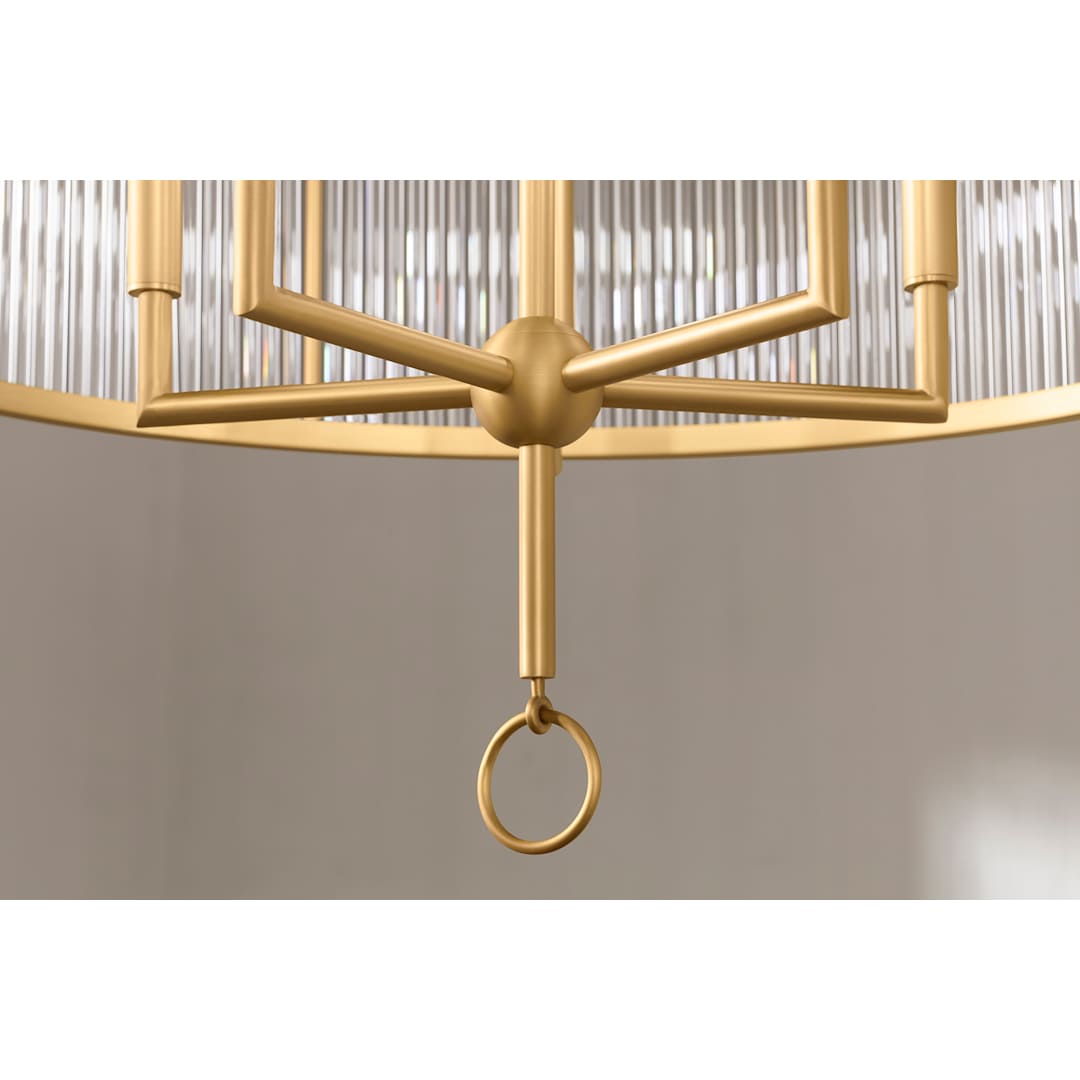 Terret 5 Light 29" Wide Taper Candle Drum Chandelier