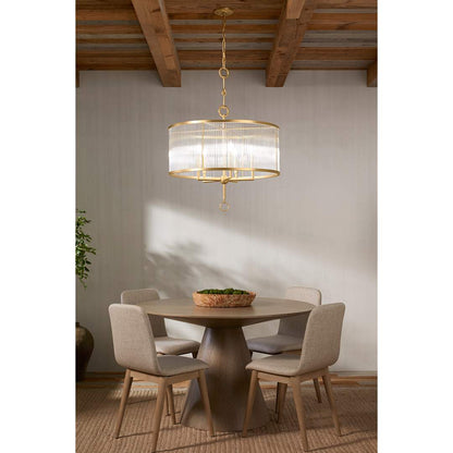 Terret 5 Light 29" Wide Taper Candle Drum Chandelier