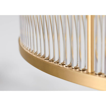 Terret 5 Light 29" Wide Taper Candle Drum Chandelier