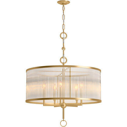 Terret 5 Light 29" Wide Taper Candle Drum Chandelier