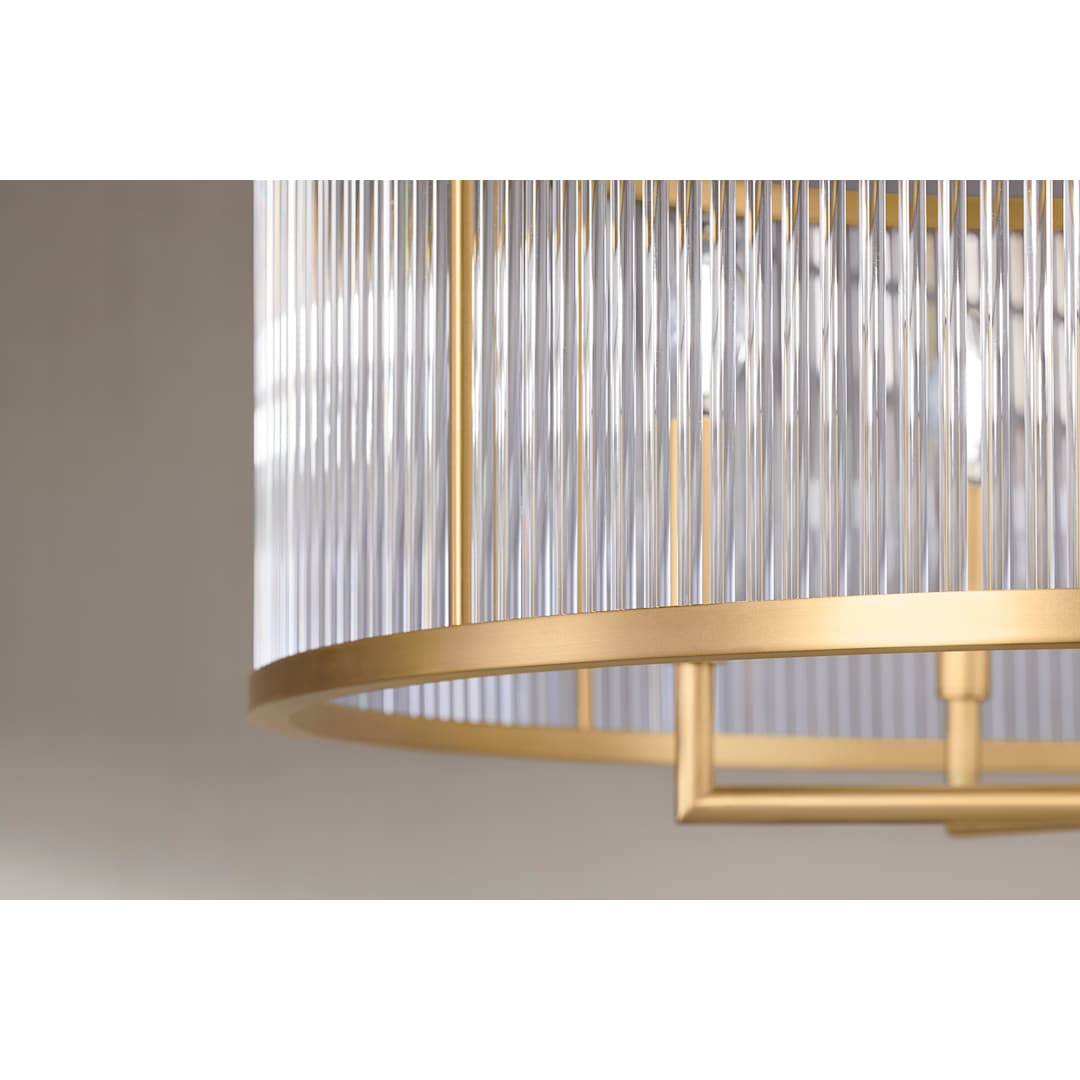 Terret 5 Light 29" Wide Taper Candle Drum Chandelier