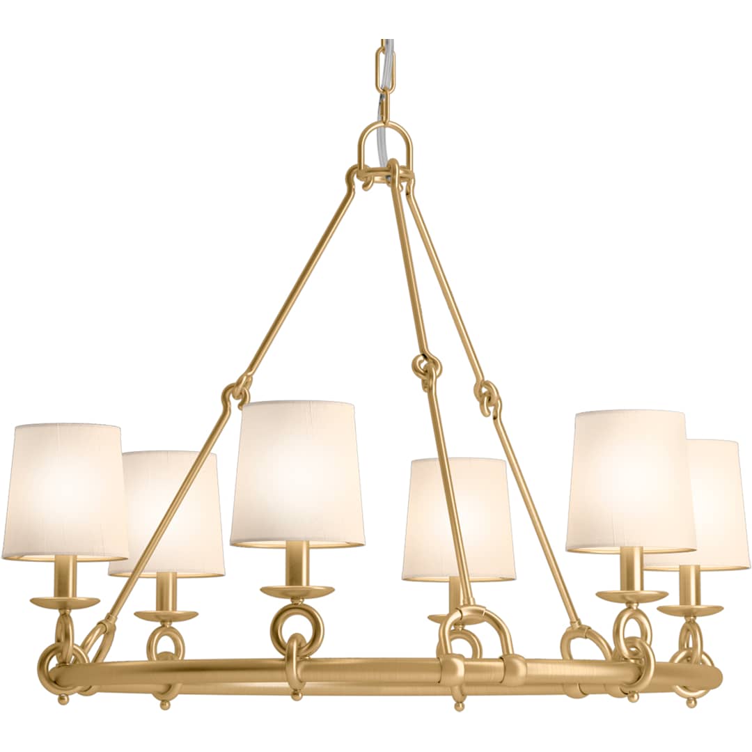Terret 6 Light 36" Wide Taper Candle Ring Chandelier