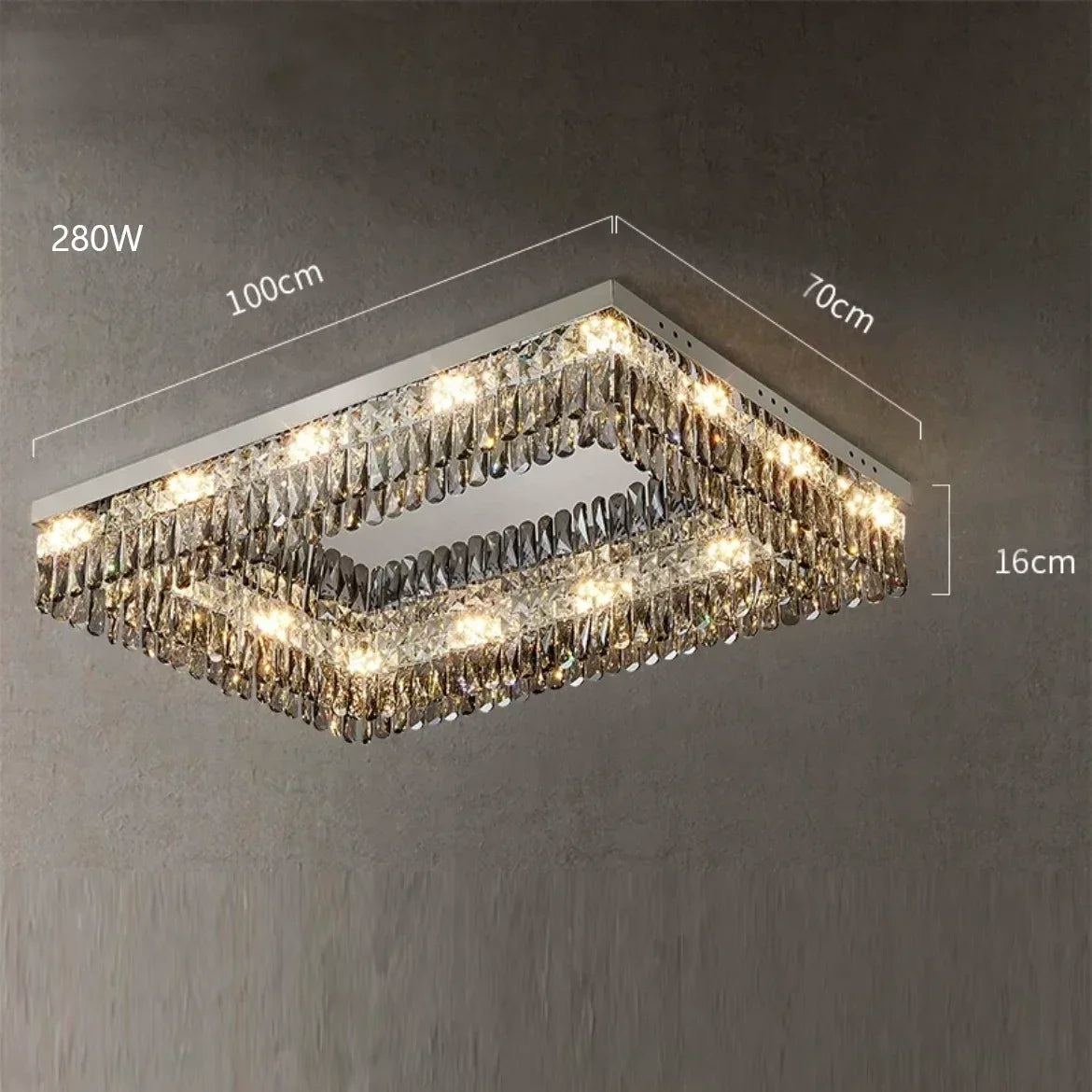 Giano Crystal Ceiling Light
