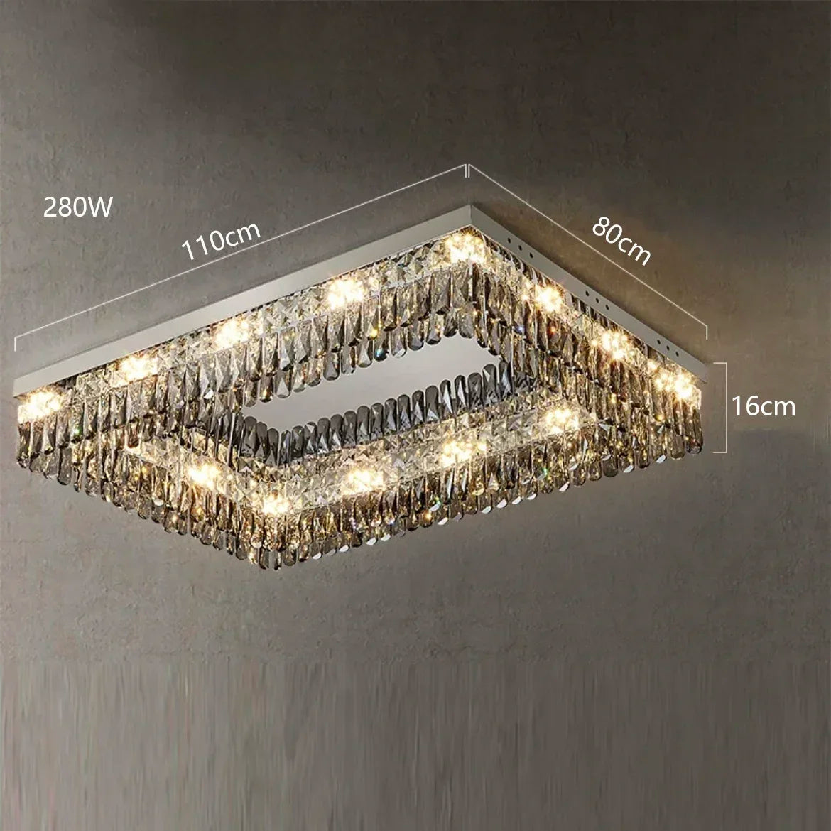 Giano Crystal Ceiling Light