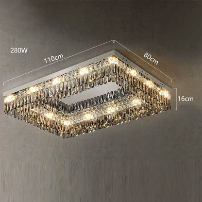 Giano Crystal Ceiling Light