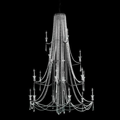 Barcelona 18-Light Chandelier in Onyx