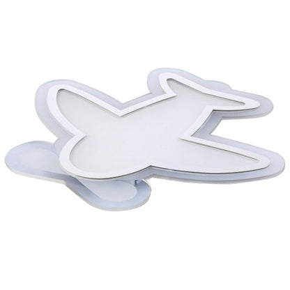 LED Aircraft Shaped Modern Flush Mount Light White Iron Ceiling Lights