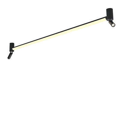 LED Strip Modern Flush Mount Ceiling Lights with Bulb and Spotlight