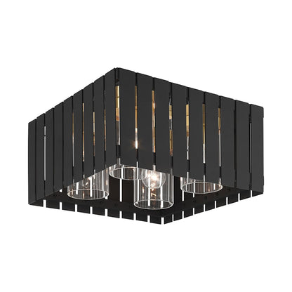 Greenwich 4 Light 13" Wide Flush Mount Outdoor Ceiling Fixture