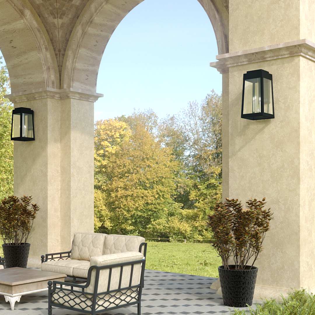 Oslo 4 Light 26" Tall Outdoor Wall Sconce
