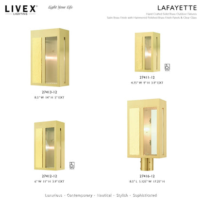 Lafayette 14" Tall Outdoor Wall Sconce