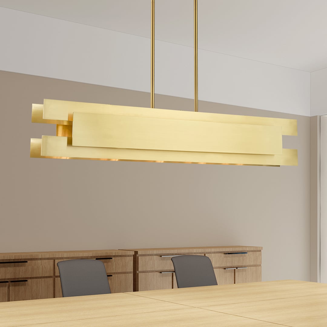 Varick 5 Light 46" Wide Linear Chandelier