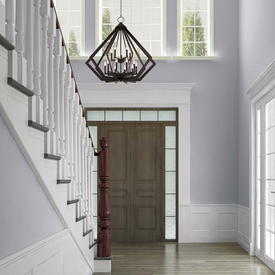 Prism 15 Light 42" Wide Taper Candle Chandelier