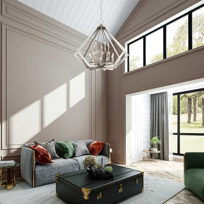 Prism 15 Light 42" Wide Taper Candle Chandelier