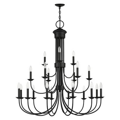 Estate 21 Light 42" Wide Taper Candle Style Chandelier