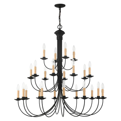 Heritage 24 Light 3 Tier Chandelier